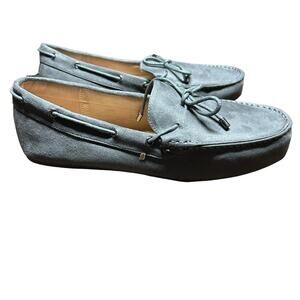 Journee Collection Thatch Classic Grey Moccasin Slip On Round Moc Toe NEW Size 9
